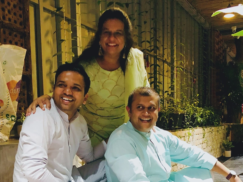 portrait of two founders of arcon